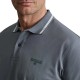 Navy & Green Polo Shirt Custom Fit Mercerized-Metal Blue Navy & Green Polo Shirt Custom Fit Mercerized-Metal Blue