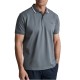 Navy & Green Polo Shirt Custom Fit Mercerized-Metal Blue Navy & Green Polo Shirt Custom Fit Mercerized-Metal Blue