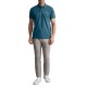 Navy & Green Polo Shirt Custom Fit-Deep Ocean