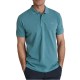 Navy & Green Polo Shirt Custom Fit-Deep Sea