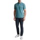 Navy & Green Polo Shirt Custom Fit-Deep Sea