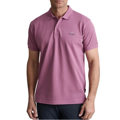 Navy & Green Polo Shirt Custom Fit-Grape Nectar
