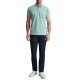 Navy & Green Polo Shirt Custom Fit-Lagoon Navy & Green Polo Shirt Custom Fit-Lagoon