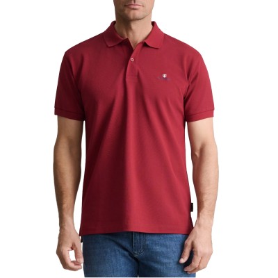 Navy & Green Polo Shirt Custom Fit-Merlot