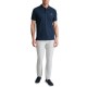 Navy & Green Polo Shirt Custom Fit-Marine Blue