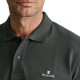 Navy & Green Polo Shirt Long Sleeve Custom Fit-Deepest Green Navy & Green Polo Shirt Long Sleeve Custom Fit-Deepest Green