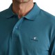 Navy & Green Polo Shirt Long Sleeve Custom Fit-Deep Ocean