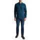 Navy & Green Polo Shirt Long Sleeve Custom Fit-Dark Petrol Navy & Green Polo Shirt Long Sleeve Custom Fit-Dark Petrol