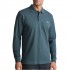 Navy & Green Polo Shirt Long Sleeve Custom Fit-Dark Shadow