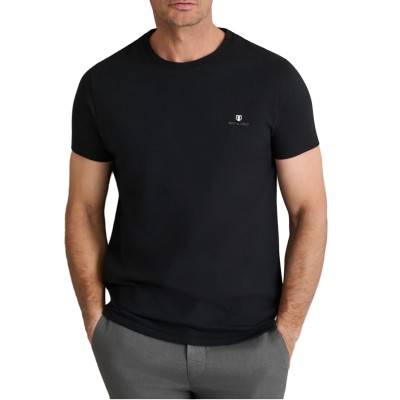 Navy & Green T-Shirt-Black