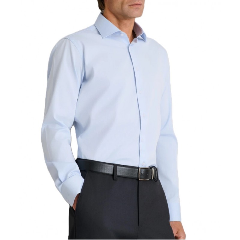 Navy & Green Shirt Comfort Fit-Illusion Blue Navy & Green Shirt Comfort Fit-Illusion Blue