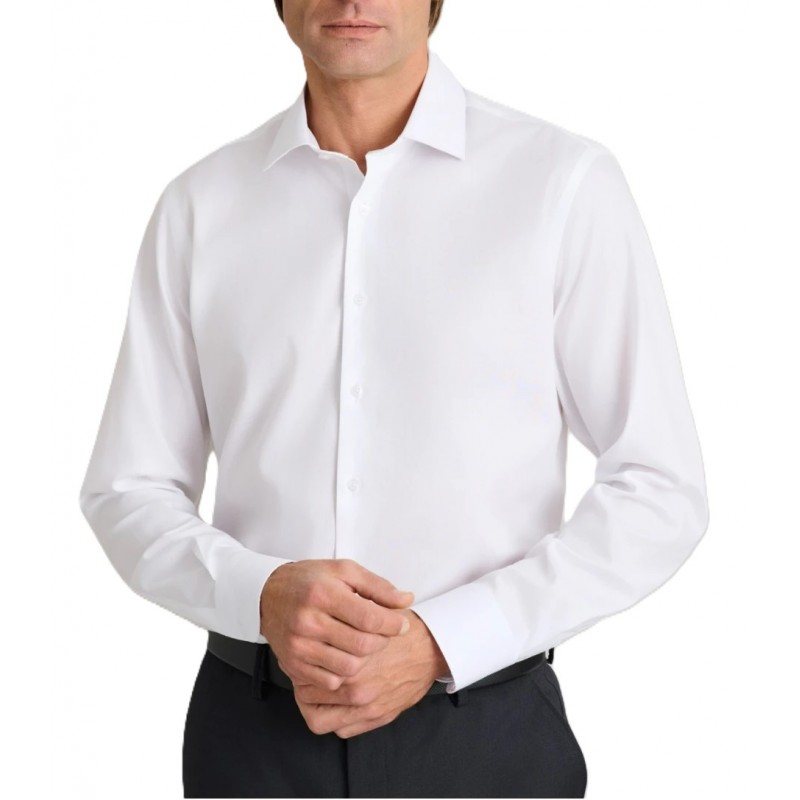 Navy & Green Shirt Comfort Fit-Absolute White Navy & Green Shirt Comfort Fit-Absolute White