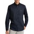 Navy & Green Shirt Comfort Fit Wrinkle Free-Ink Black