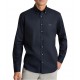 Navy & Green Shirt Comfort Fit Wrinkle Free-Ink Black Navy & Green Shirt Comfort Fit Wrinkle Free-Ink Black