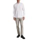 Navy & Green Shirt Comfort Fit-Ultra White