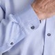 Navy & Green Shirt Comfort Fit-Light Blue
