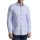 Navy & Green Shirt Comfort Fit-Light Blue