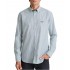 Navy & Green Shirt Striped Comfort Fit Non Iron-Faded Green/White