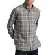 Navy & Green Shirt Comfort Fit-Grey Lt/Grey Blue