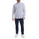 Navy & Green Shirt Striped Comfort Fit-White/Dirty Blue