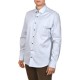 Navy & Green Comfort Fit Shirt In Twisted Egyptian Cotton-Blue Ice Navy & Green Comfort Fit Shirt In Twisted Egyptian Cotton-Blue Ice