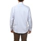 Navy & Green Comfort Fit Shirt In Twisted Egyptian Cotton-Blue Ice Navy & Green Comfort Fit Shirt In Twisted Egyptian Cotton-Blue Ice