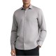Navy & Green Shirt Comfort Fit-Brown/Grey
