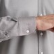 Navy & Green Shirt Comfort Fit-Brown/Grey
