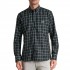 Navy & Green Shirt Comfort Fit-Olive/Grey/Green