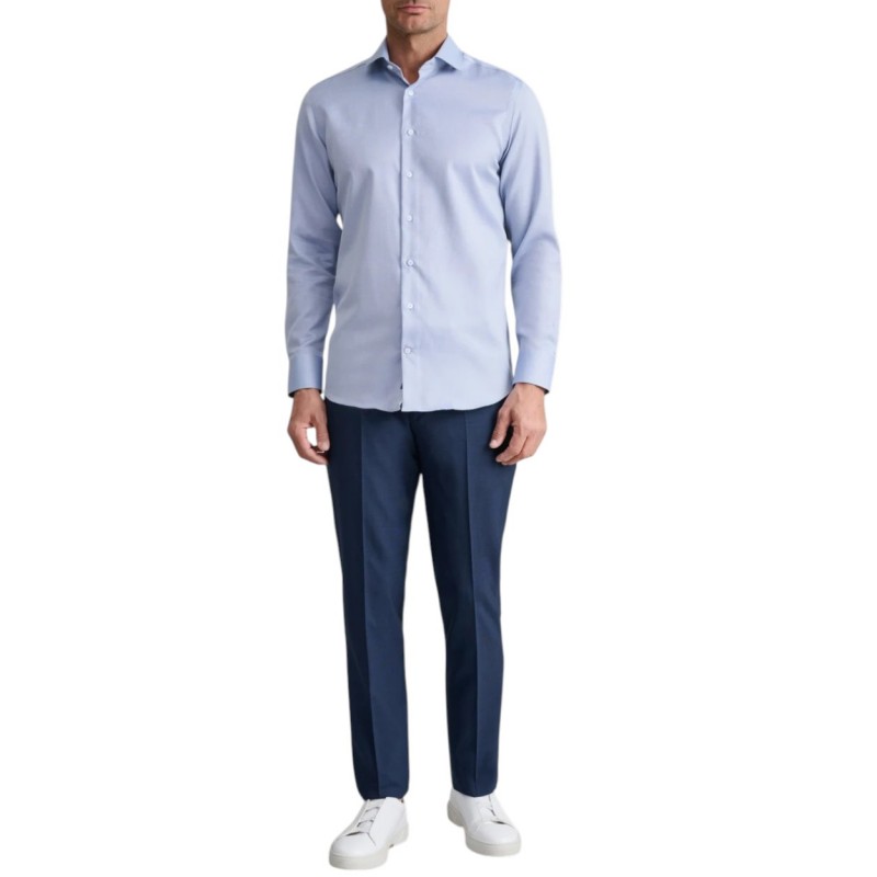 Navy & Green Shirt Comfort Fit-Grey Blue Navy & Green Shirt Comfort Fit-Grey Blue