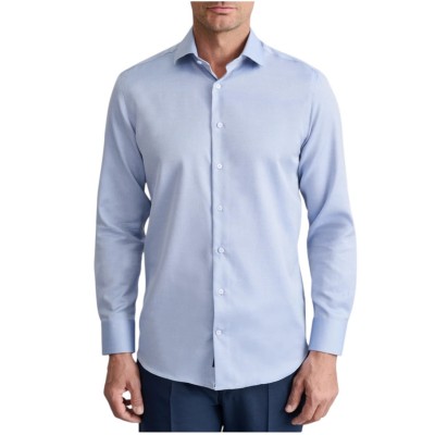 Navy & Green Shirt Comfort Fit-Grey Blue