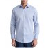 Navy & Green Shirt Comfort Fit-Grey Blue