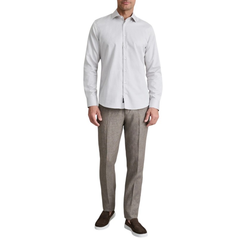 Navy & Green Shirt Comfort Fit-Cobblestone Navy & Green Shirt Comfort Fit-Cobblestone