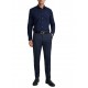Navy & Green Shirt Comfort Fit-Dark Blue Navy & Green Shirt Comfort Fit-Dark Blue