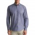 Navy & Green Shirt Comfort Fit-Dark Blue/White