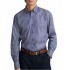 Navy & Green Shirt Striped Comfort Fit-Dark Blue/White