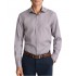 Navy& Green Shirt Pied De Poule Jacquard Comfort Fit-Burgundy/Ice