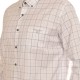 Navy & Green Comfort Fit Two Ply Shirt-White/Grey Navy & Green Comfort Fit Two Ply Shirt-White/Grey