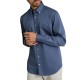 Navy & Green Shirt Comfort Fit-Airforce Blue