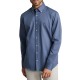 Navy & Green Shirt Comfort Fit-Airforce Blue