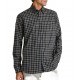 Navy & Green Shirt Heavy Twill Flannel Look-Night Blue/Beige Navy & Green Shirt Heavy Twill Flannel Look-Night Blue/Beige