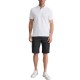 Navy & Green Bermuda Cargo With Belt-Black Navy & Green Bermuda Cargo With Belt-Black