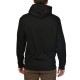 Navy & Green Puffy Logo Hoodie Sweatshirt-Black Navy & Green Puffy Logo Hoodie Sweatshirt-Black