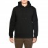 Navy & Green Puffy Logo Hoodie Sweatshirt-Black
