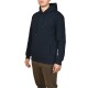 Navy & Green Puffy Logo Hoodie Sweatshirt-Marine Blue