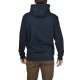 Navy & Green Puffy Logo Hoodie Sweatshirt-Marine Blue