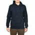 Navy & Green Puffy Logo Hoodie Sweatshirt-Marine Blue