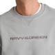 Navy & Green Sweatshirt Crewneck-Grey Stone Navy & Green Sweatshirt Crewneck-Grey Stone