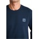 Navy & Green T-Shirt Long Sleeve Light Brushed-Marine Blue Navy & Green T-Shirt Long Sleeve Light Brushed-Marine Blue