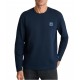 Navy & Green T-Shirt Long Sleeve Light Brushed-Marine Blue Navy & Green T-Shirt Long Sleeve Light Brushed-Marine Blue